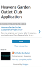 Mobile Screenshot of heavensgardenoutletclubapplication.blogspot.com