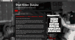 Desktop Screenshot of deadcitiesfanzine.blogspot.com