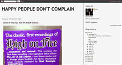 Desktop Screenshot of happypeopledontcomplain.blogspot.com