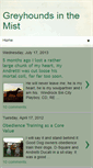 Mobile Screenshot of greyhoundsinthemist.blogspot.com