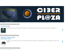 Tablet Screenshot of ciberplazadeplaya.blogspot.com