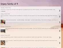 Tablet Screenshot of impeyfamilyof9.blogspot.com