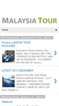 Mobile Screenshot of malaysia-tour-guides.blogspot.com