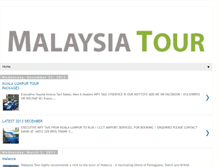 Tablet Screenshot of malaysia-tour-guides.blogspot.com