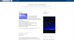 Desktop Screenshot of cantodasperdas.blogspot.com