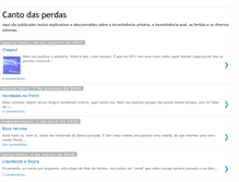 Tablet Screenshot of cantodasperdas.blogspot.com