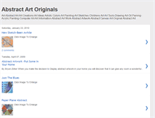 Tablet Screenshot of abstract-art-originals.blogspot.com
