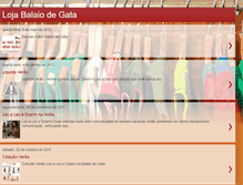 Tablet Screenshot of lojabalaiodegata.blogspot.com