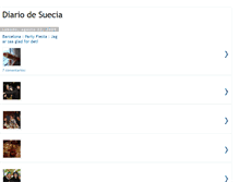 Tablet Screenshot of diariodesuecia.blogspot.com