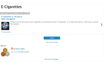 Tablet Screenshot of e-cigarettesindia.blogspot.com