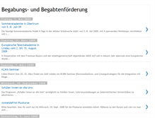 Tablet Screenshot of begabtenfoerderung.blogspot.com