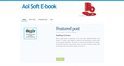 Desktop Screenshot of aolsoft.blogspot.com