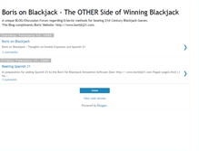 Tablet Screenshot of borisonblackjack.blogspot.com