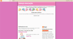 Desktop Screenshot of espaoeducao.blogspot.com