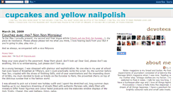 Desktop Screenshot of cupcakesandyellownailpolish.blogspot.com