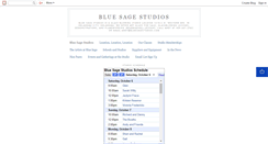 Desktop Screenshot of bluesagestudios.blogspot.com