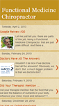 Mobile Screenshot of functionalmedicinechiropractor.blogspot.com