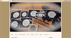 Desktop Screenshot of pembsastronomer.blogspot.com