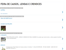 Tablet Screenshot of feiradecausos.blogspot.com