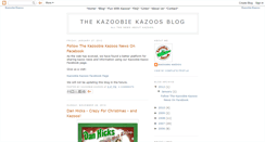 Desktop Screenshot of kazoobie.blogspot.com