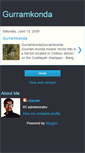 Mobile Screenshot of gurramkonda1818.blogspot.com