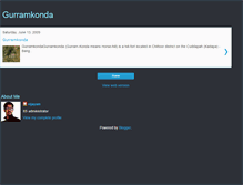 Tablet Screenshot of gurramkonda1818.blogspot.com