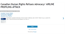 Tablet Screenshot of canadianhumanrightsrefuse.blogspot.com