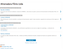 Tablet Screenshot of mineradorafenix.blogspot.com
