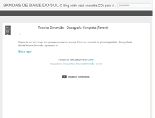 Tablet Screenshot of bandasdebailedosul.blogspot.com