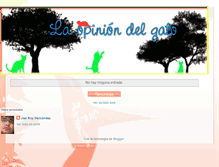 Tablet Screenshot of laopiniondelgato.blogspot.com