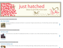 Tablet Screenshot of just-hatched-ideas.blogspot.com