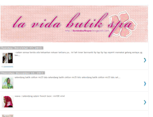 Tablet Screenshot of lavidabutikspa.blogspot.com