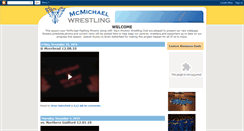 Desktop Screenshot of mcmichaelwrestling.blogspot.com