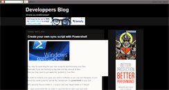 Desktop Screenshot of developpers.blogspot.com