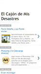 Mobile Screenshot of elcajondemisdesastres.blogspot.com