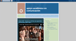 Desktop Screenshot of comunicacionpuce.blogspot.com