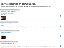 Tablet Screenshot of comunicacionpuce.blogspot.com
