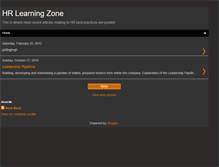 Tablet Screenshot of learnhrskills.blogspot.com