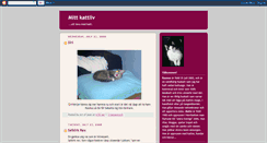 Desktop Screenshot of mittkattliv.blogspot.com