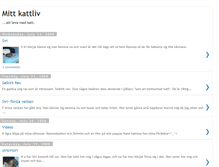 Tablet Screenshot of mittkattliv.blogspot.com