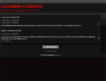 Tablet Screenshot of calzadodecalidad.blogspot.com