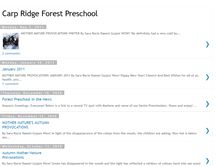 Tablet Screenshot of carpridgeforestpreschool.blogspot.com