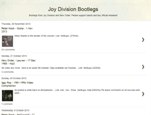 Tablet Screenshot of joydivision-neworder.blogspot.com