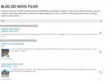 Tablet Screenshot of blogdonovisfilho.blogspot.com