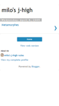 Mobile Screenshot of milosj-high.blogspot.com