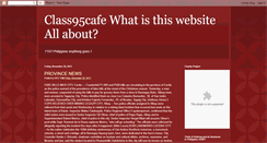 Desktop Screenshot of class95cafes.blogspot.com