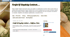 Desktop Screenshot of forkfulofsimplicity.blogspot.com