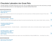 Tablet Screenshot of chocolate-labrador-pets.blogspot.com