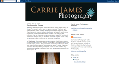 Desktop Screenshot of carriejamesphotography.blogspot.com