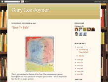 Tablet Screenshot of garyleejoyner.blogspot.com